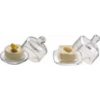 APS 15925, Butterservierer, Butterglocke, Ø 9 cm, Höhe 9 cm, Glas,