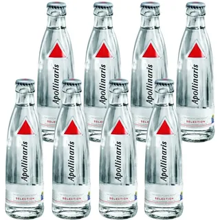 Apollinaris Selection Mineralwasser 8 Glasflaschen je 0,25l inkl. Mehrweg Pfand