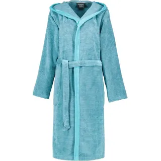 CAWÖ Bademantel mit Kapuze 6425 türkis M