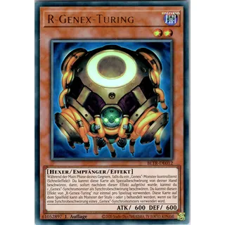 R-Genex-Turing - BLTR-DE012 - Ultra Rare - 1. Auflage - Deutsch - Yugioh - Battles of Legend: Terminal Revenge - mit RC-Fieldcenter