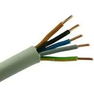 voelkner selection NYM-J 5x1,5 RG50 Mantelleitung NYM-J 5 G 1.5 mm2 Grau 50 m