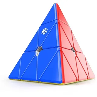 GAN Pyraminx Zauberwürfel mit 36 Magnete, Magnetisch Pyramide Puzzle | Dreieckiger Speed Cube, Puzzle-Denksportspielzeug Geschenk für Kinder Anfänger und Erwachsene, Fidget-Spielzeuge