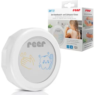 Reer 2in1 Timer fürs Händewaschen und Zahnputz-Timer in Weiß ab 2 Jahre | Gr.: onesize