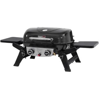 Royal Gourmet 2-Brenner Tragbarer Gasgrill Schwarz