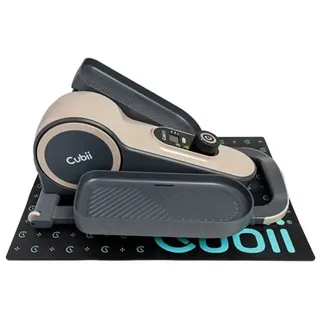 CUBII GO Ellipsentrainer 12 Widerstandstufen mit Bodenmatte und Teleskopgriff