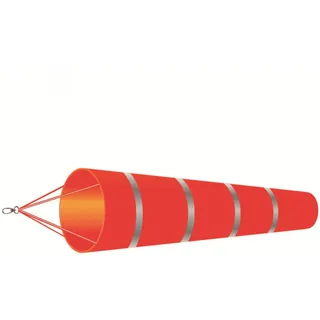 SPORTARC Windsack, Windsack, 60 cm, Flughafen-Windsack mit reflektierendem Gürtel, Flughafen-Windsack, Rip-Stop-Polyester, Windmesssocke für den Außenbereich