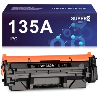 LEMERO SUPERX W1350A 135A Toner (Ohne Chip) Ersatz für HP 135A W1350A 135X W1350X Laserjet MFP M234dw M234sdw M234sdn M234dwn M209dw M209dwn M234 M209 (Mit Werkzeugenp,Schwarz)
