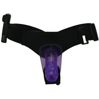 STRAP-ON CON DILDO DOBLE LILA