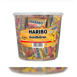 HARIBO Goldbären Minibeutel Fruchtgummi 100 St.