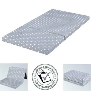 Kinder Baby Star+ Reisebett Matratze klappbar für Kinderbett Reisebett 120 x 60