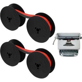 Schreibmaschinenband, 2 Stück Schreibmaschinenband, Schreibmaschine, Schreibmaschine, Schreibmaschine, Kompatibel Mit Klassischen Schreibmaschinenmodellen, Je 10 Meter, Schwarz.
