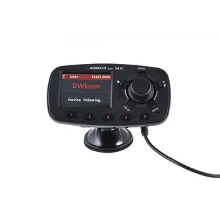 Albrecht DR 57 Auto Adapter, Schwarz