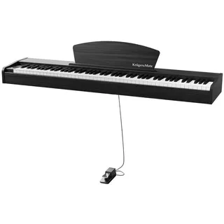 Krüger&Matz Kruger&Matz Pianino Cyfrowe Kmdp-45-Bk Czarny Mat (88 Tasten), Keyboard, Schwarz