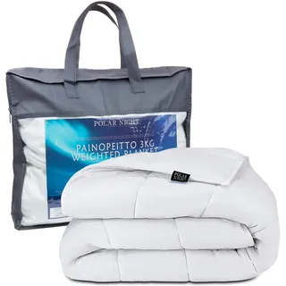 Polar Night Gewichtsdecke 5-13kg, 150x200cm, Baumwolle - 7 kg