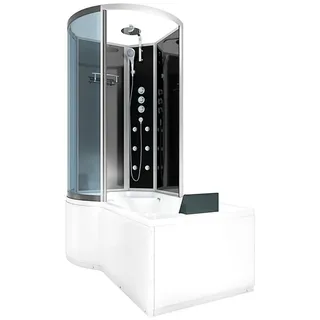 AcquaVapore Kombination Badewanne Dusche K50-R32 Duschtempel 100x170