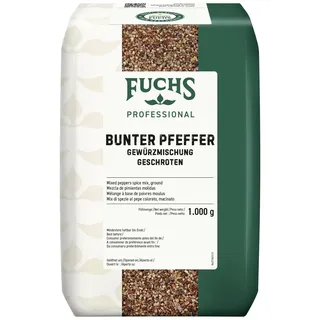 FUCHS bunter Pfeffer geschroten Gewürz, 1,0 kg