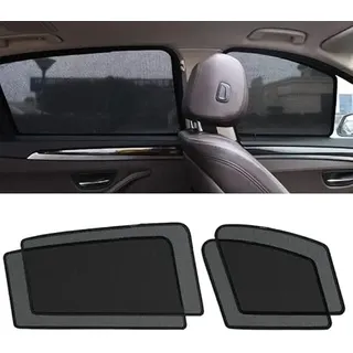 Autofenster Sonnenschutz für Tesla Model 3 Y 2017-2024,Sonnenschutz Auto Car Shades Sonnenschutz Fenster Auto Fenster Sonnenschutz Sonnenschutz für Seitenscheiben,4 Rear-Window