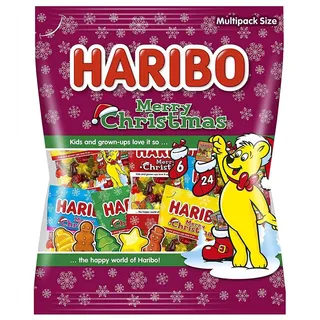 Haribo Merry Christmas Minis Fruchtgummi Figuren Weihnachtsmotiv 250g