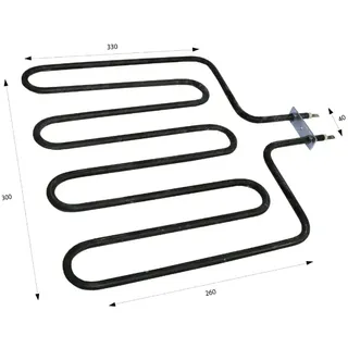 SPEEM | Sauna Heizstab 2 kW 230 V | 260 x 300 x 330 mm | Ersatz Heizelement für Saunaofen | Sauna Zubehör | Widerstandsheizung für private & gewerbliche Saunen