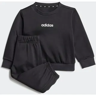 adidas Kinder Trainingsanzug LIN JOG JC9745 92 - Black/White - 92