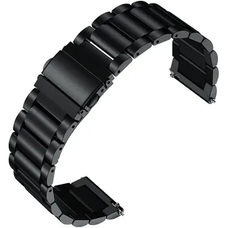mumbi Uhrenarmband Edelstahl, Silikon oder Kunstleder, Breiten