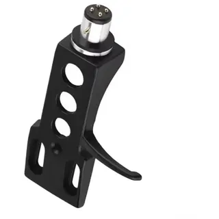 Professionelles Plattenspieler-Headshell für Technics Vinyl-Spieler mit optimalem 4-Pin-Anschluss (schwarz)