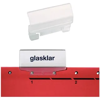 Leitz Vollsichtreiter 60 x 33 mm Transparent 50 St.