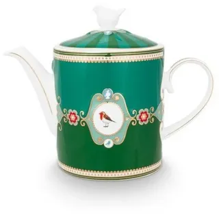 Pip Studio Love Birds Medallion Teekanne grün 1,3l