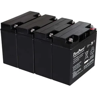 FirstPower Blei-Gel Akku für USV APC RBC55 12V 18Ah VdS