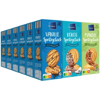 Biscoteria Spritzgebäck verschiedene Sorten 300 g, 18er Pack