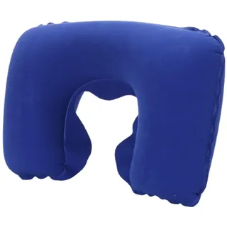1 x tragbares aufblasbares U-förmiges Nackenkissen, Reisekissen, bequemes Kissen, Büro, Luftkissen, Flugzeug, Fahren, Nickerchen, Unterstützung, Kopfstütze, modisch, praktisch