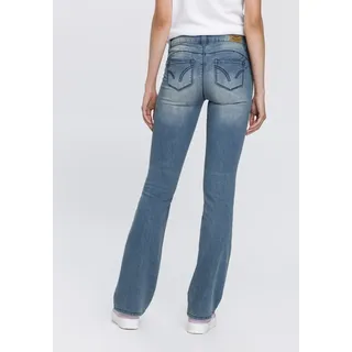 Arizona Bootcut-Jeans »Ultra-Stretch«, Mid-Waist, Gr. Jeans,