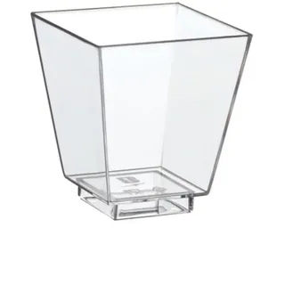 Papstar Starpak 50 Fingerfood - Schalen, PS eckig 50 ml 5 cm x 4,5 cm x 4,5 cm