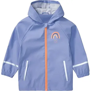 Lupilu Mädchen Matsch- und Buddeljacke Wind- und wasserdicht Reflektierend Blau 122-128