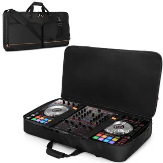 Rexmica DJ Controller Gepolsterte Tasche für DJ-Equipment mit Schultergurt