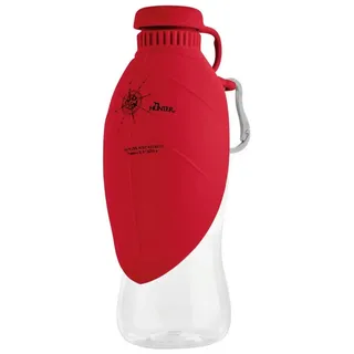 dog sport heimtierprodukte gmbh HUNTER Outdoor Trinkflasche mit Silikonnapf List 550 Milliliter Hundenapf rot