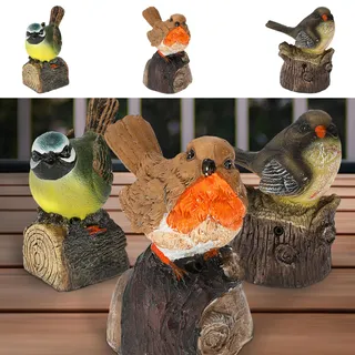 3er Set Bewegungsmelder Vogel 3fach Sortiert Garten Zwitschern Terrasse Deko Bewegungssensor