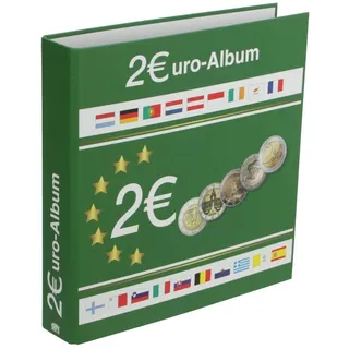 SAFE Schwbische Albumfab Münzensammelalbum für alle 2 Euromünzen. Für 80 Münzen.