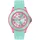 Butterfly 36 mm Silikongehäuse grün Silikonarmband orange S