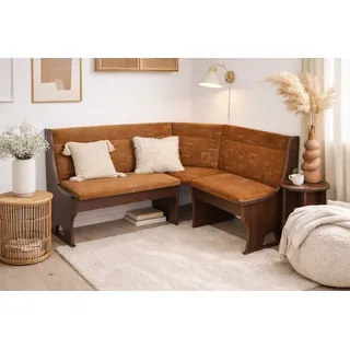 moebel-direkt-online möbel direkt online Eckbank 125x165 cm Truheneckbank