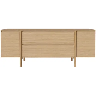 Bolia - Daia Sideboard mit Schubladen, 180 cm, Eiche weiß pigmentiert
