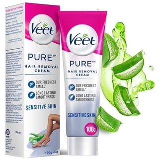 Veet Hair Removal Cream, Sensitive Skin - 100 g by Veet