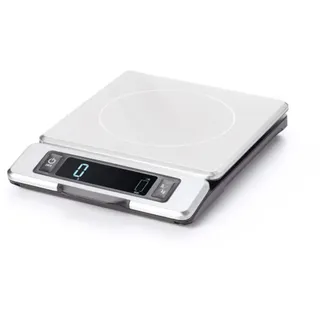 Oxo Good Grips 5 kg Edelstahl-Küchenwaage:Ausziehbares Display für schattenfreie Anzeige+Leicht ablesbare digitale Zahlen+Kompaktes Design+Präzision beim Wiegen, Kompakt & Robust