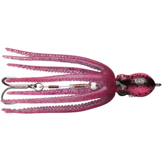 DAM Gummiköder montiert - Salt-X Octo Teaser 100g pink uv Meeresköder