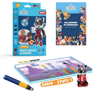 edurino Starterset Robin - Zahlen & Mengen, Grau