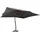 mit Holz-Mast 400 x 300 cm Anthrazit