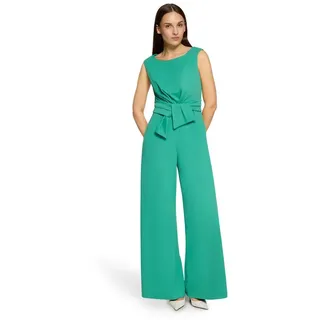 Vera Mont Overall Damen mit weitem Bein (1-tlg) Bunddetail grün 46