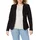 BL Damen Blazer Kurzblazer Jacke Ein-Knopf-Blazer mit Stretch und Reverskragen Größe L Farbe Black 10001