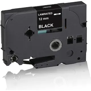 Print-Klex Schriftband kompatibel kompatibel mit Brother P-Touch H100 P-Touch H100LB P-Touch H100R P-Touch H100Series P-Touch H 105 WN weiß auf Sc...