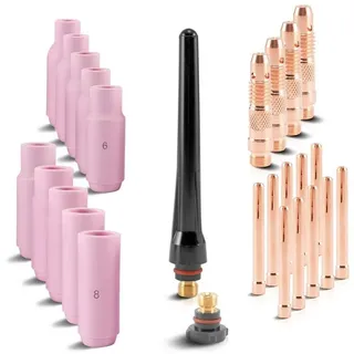 STAHLWERK Verschleißteile Set WIG TIG 26 Teile Schweißzubehör